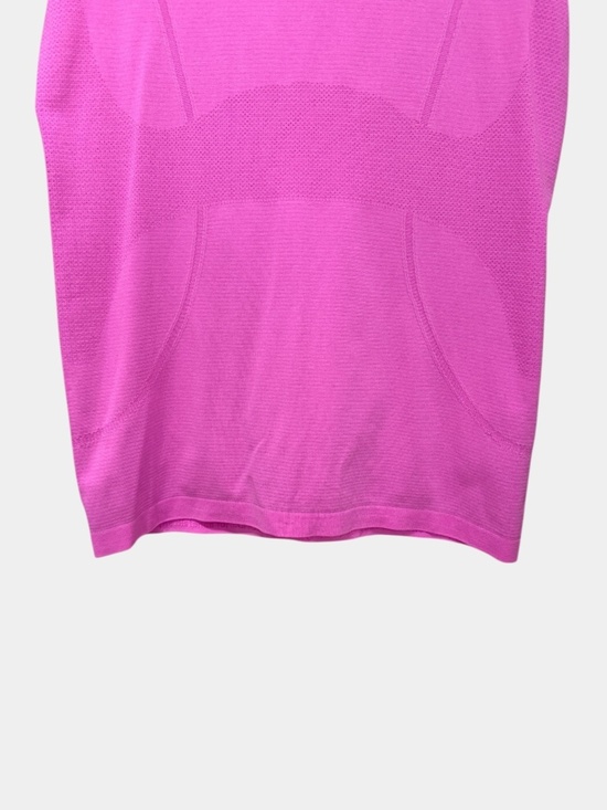 LULULEMON Swiftly Tech Stripe Pow Pink / Sakura Pink Top, Athletic Tank, Sz 12 - Picture 8 of 16